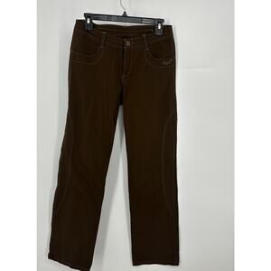 Kuhl nylon pants women’s size 6 brown hiking outdoor camping mountians